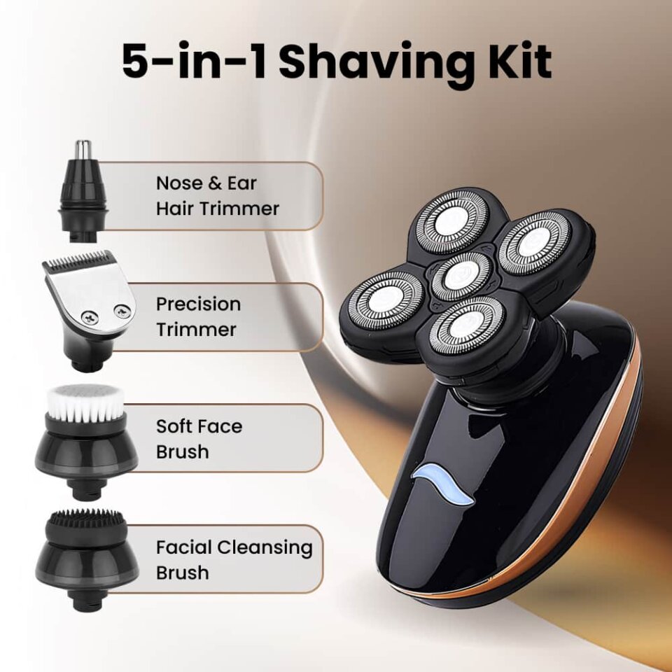 Mr. Bold 5-in-1 grooming kit and accessories package